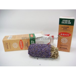 Tocha Aarti Salvia com Alfazena 9-10cm